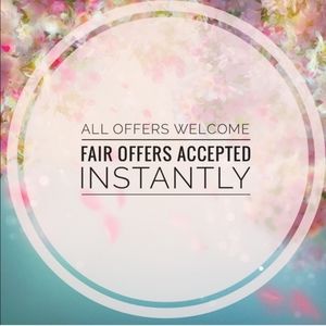 All reasonable offers accepted!